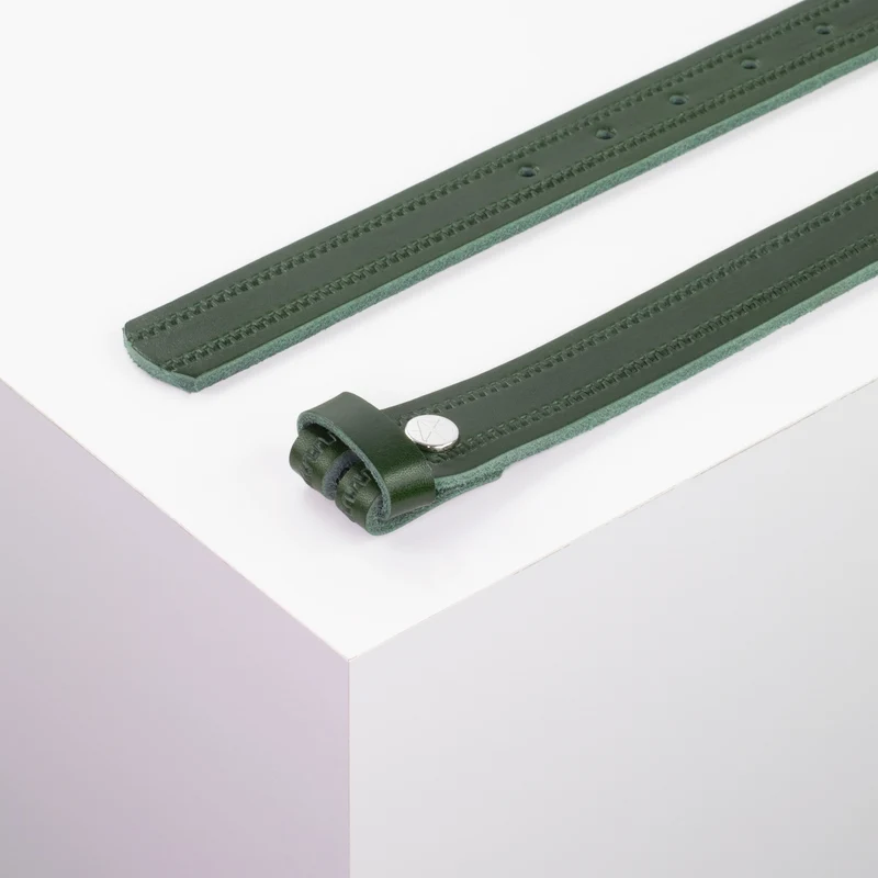 Ledergürtel 2,5cm ohne Schnalle