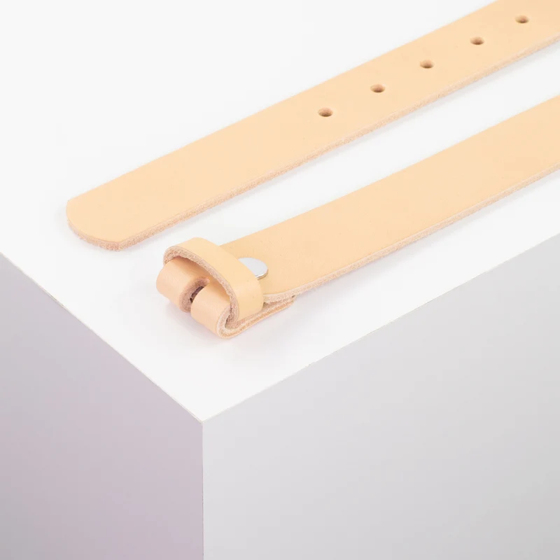 Ledergürtel 3cm ohne Schnalle