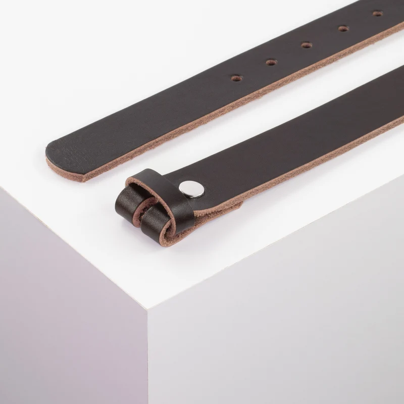 Ledergürtel 3cm ohne Schnalle
