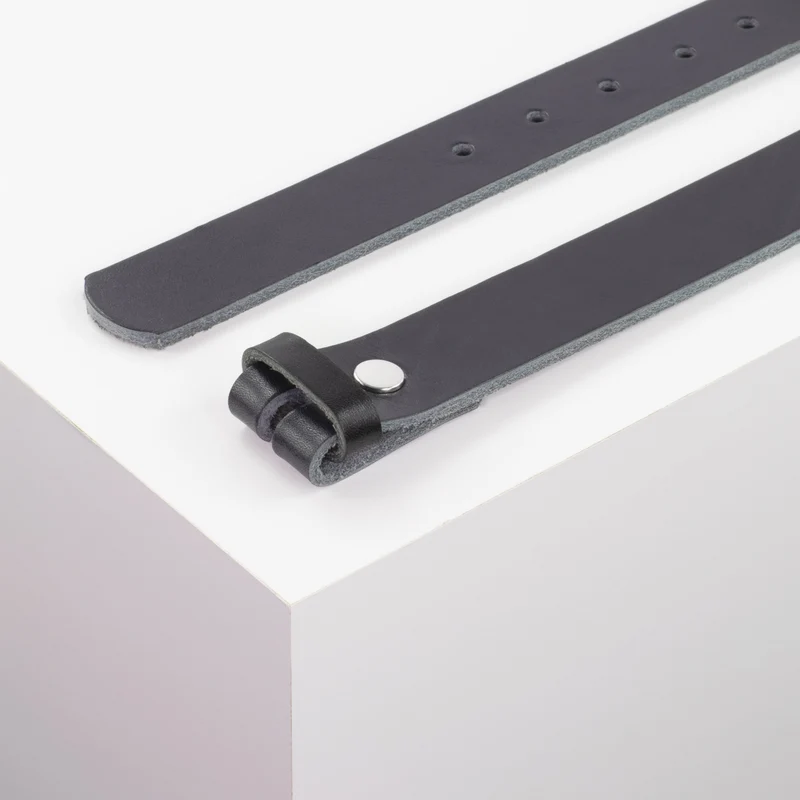 Ledergürtel 3cm ohne Schnalle