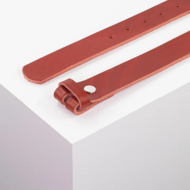 Ledergürtel 3cm ohne Schnalle
