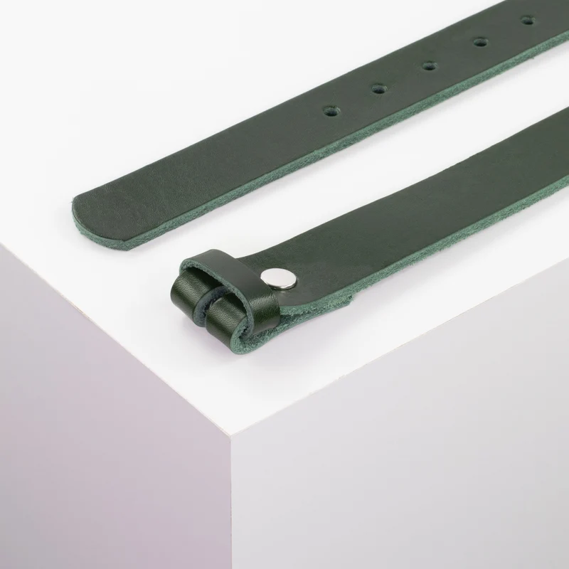 Ledergürtel 3cm ohne Schnalle