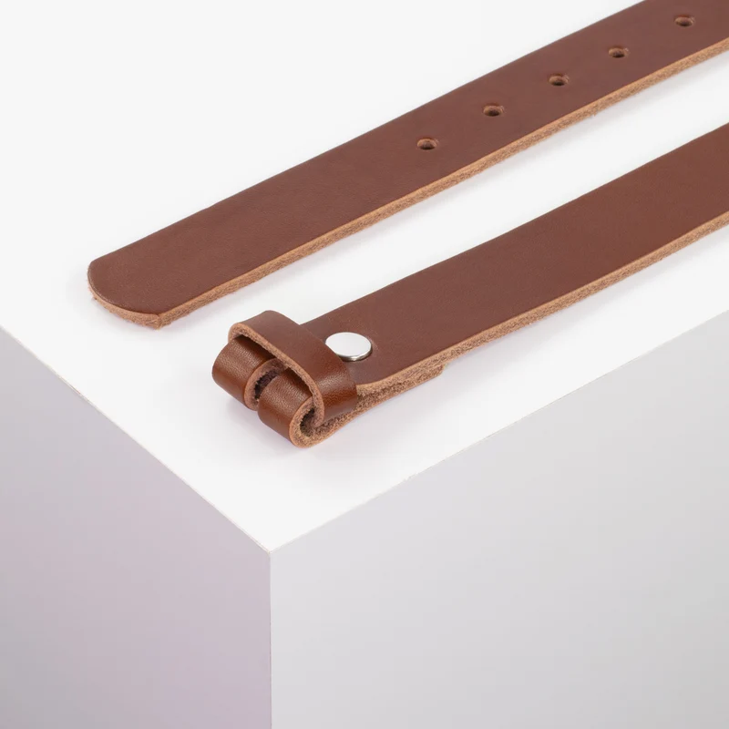 Ledergürtel 3cm ohne Schnalle