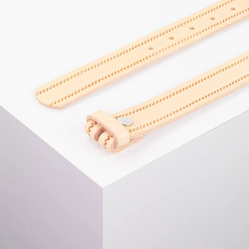Ledergürtel 3cm ohne Schnalle