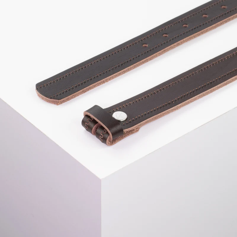 Ledergürtel 3cm ohne Schnalle