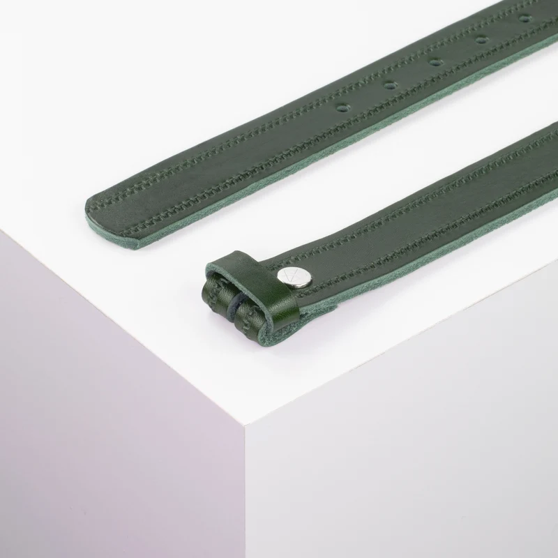 Ledergürtel 3cm ohne Schnalle