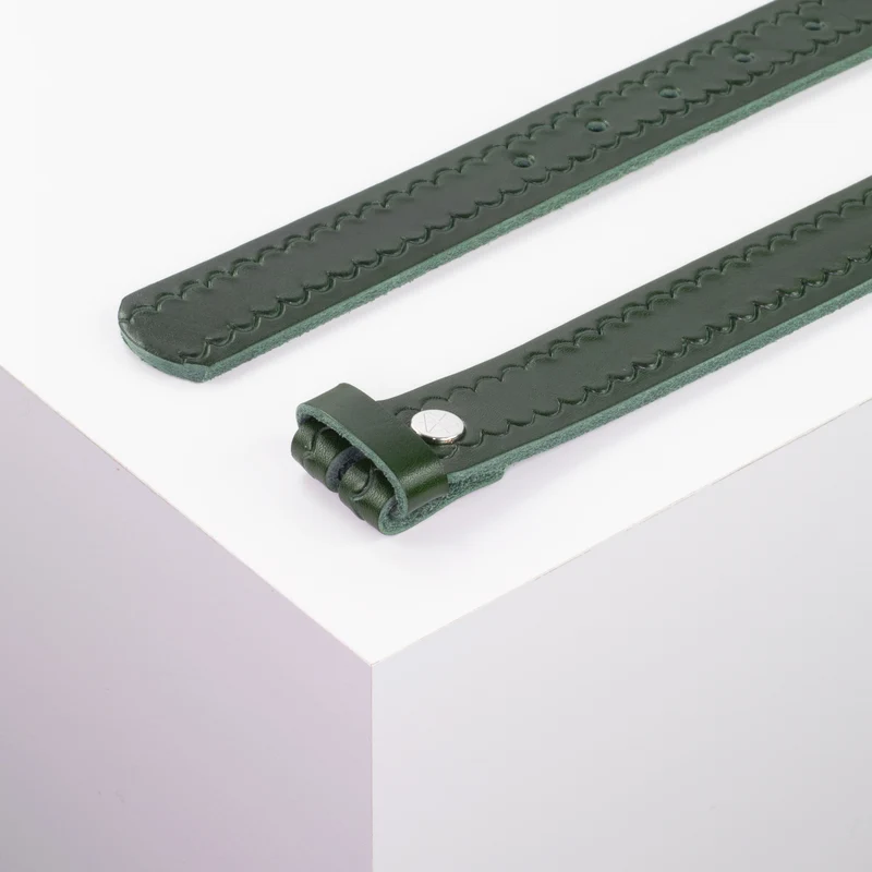 Ledergürtel 3cm ohne Schnalle