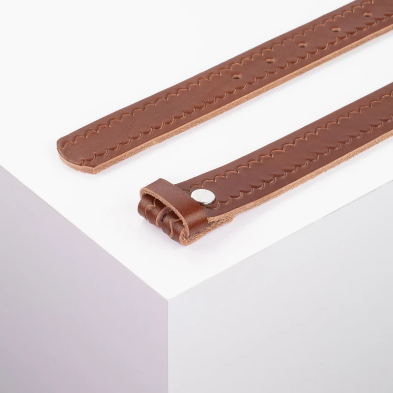 Ledergürtel 3cm ohne Schnalle