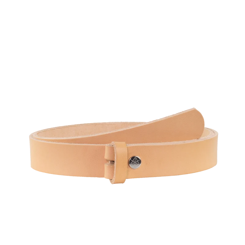 Ledergürtel 3cm ohne Schnalle