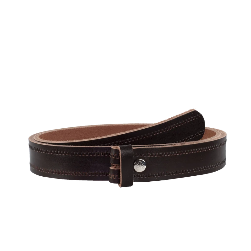Ledergürtel 3cm ohne Schnalle