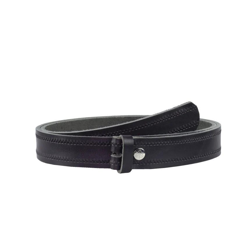 Ledergürtel 3cm ohne Schnalle