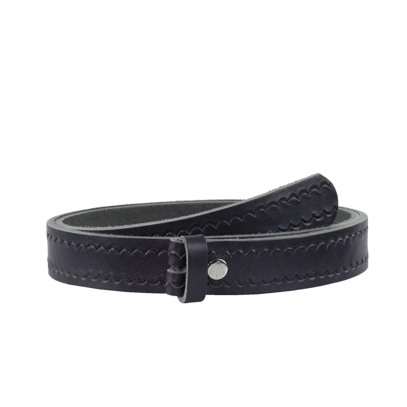 Ledergürtel 3cm ohne Schnalle