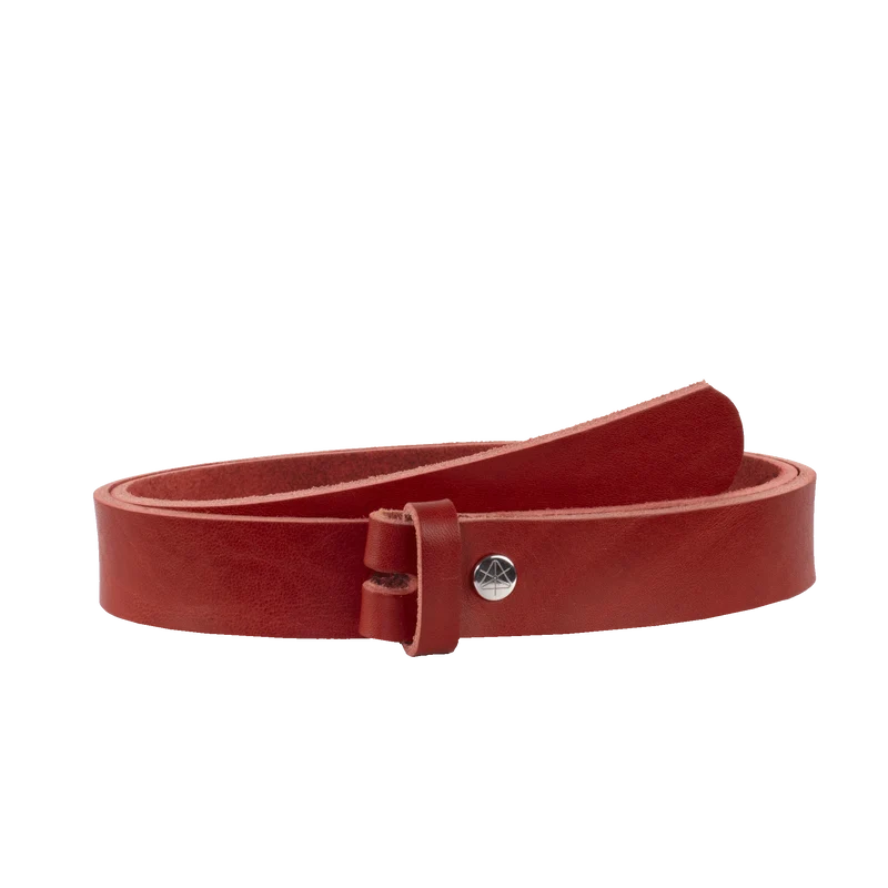 Ledergürtel 3cm ohne Schnalle