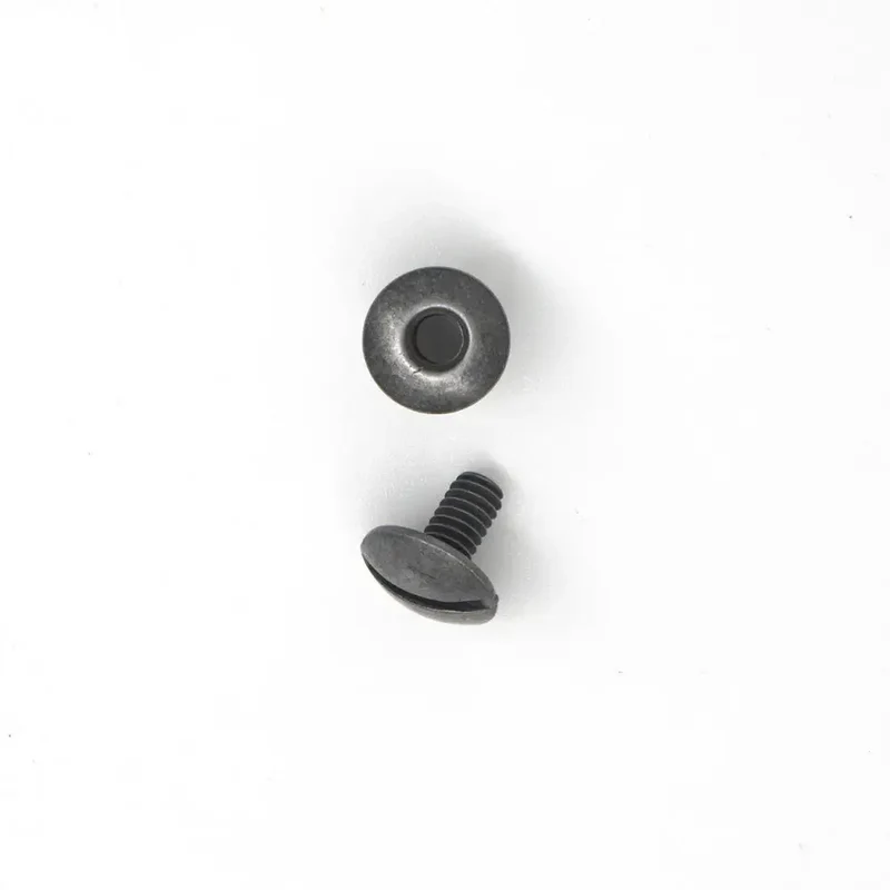 Ivan Leathercraft Buchschrauben – 6 mm, offene Rückseite (10 Stück)