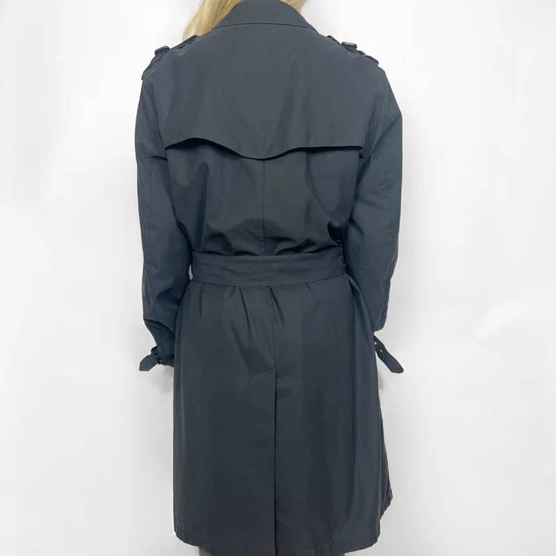 Burberry Schwarzer Trenchcoat