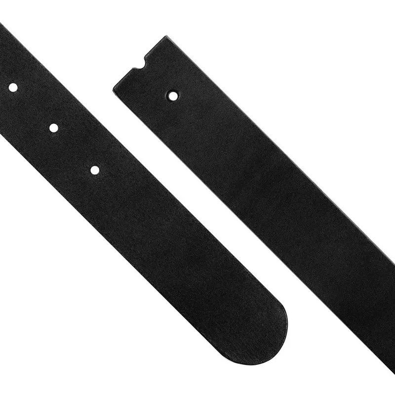 Lederriemen 3,5cm schwarz