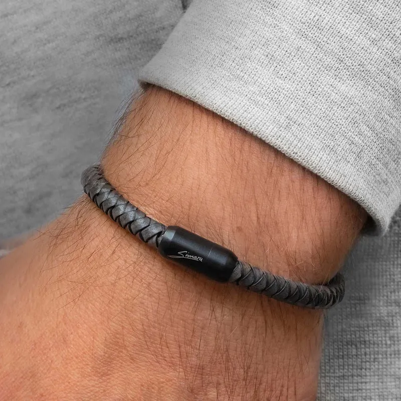 Lederarmband Portbou