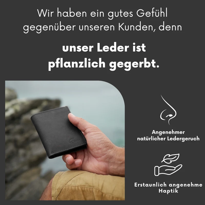 Leder-Geldbeutel Joel