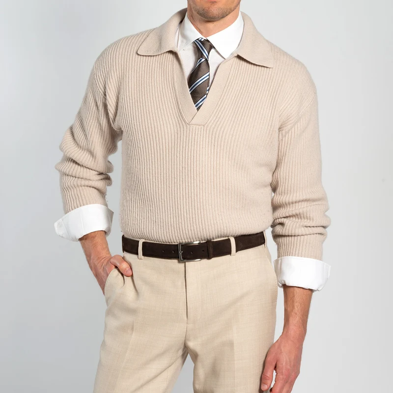 MONTREAL dark brown uni – Veloursledergürtel Herren 3,5 cm