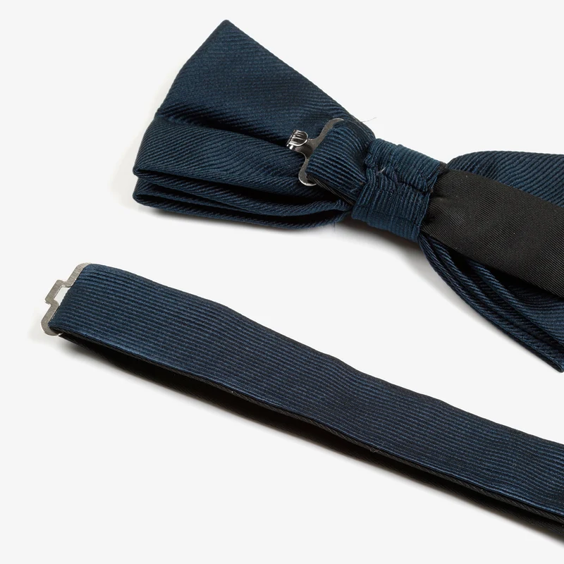 REMO navy uni – Seidenfliege mit Twill-Struktur