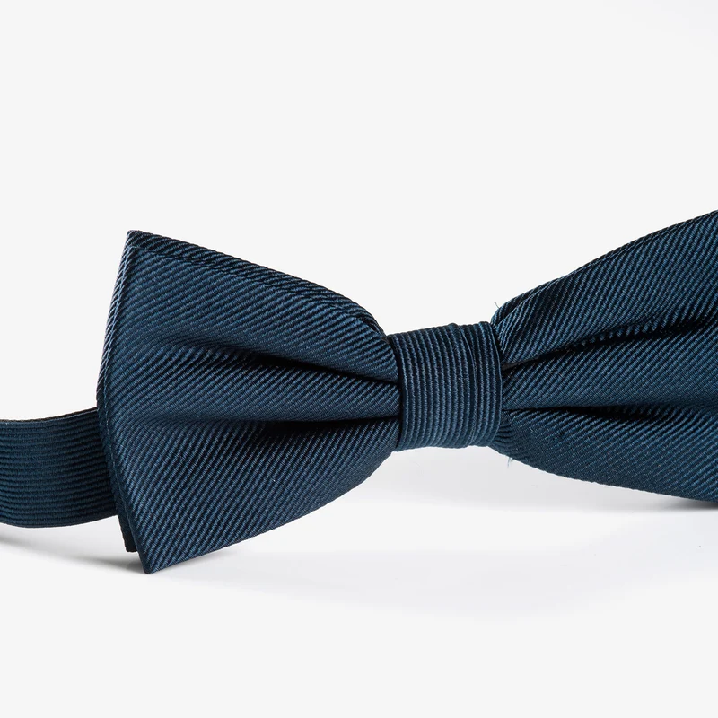 REMO navy uni – Seidenfliege mit Twill-Struktur