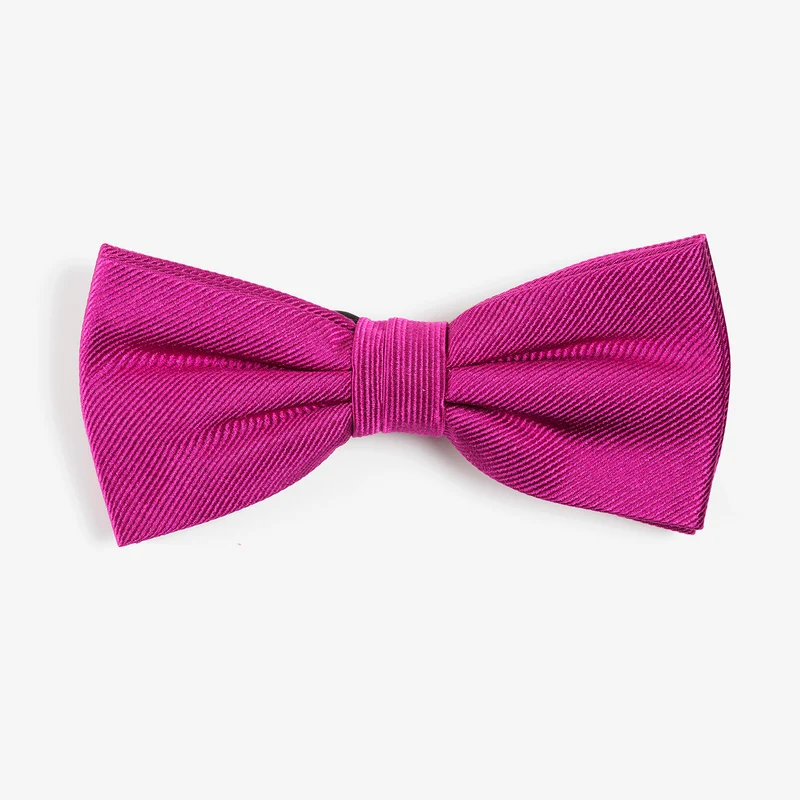 REMO pink uni – Seidenfliege mit Twill-Struktur