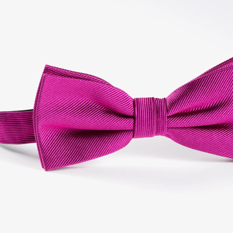 REMO pink uni – Seidenfliege mit Twill-Struktur