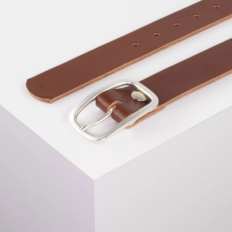 Ledergürtel 3,5cm mit Schnalle Vienna