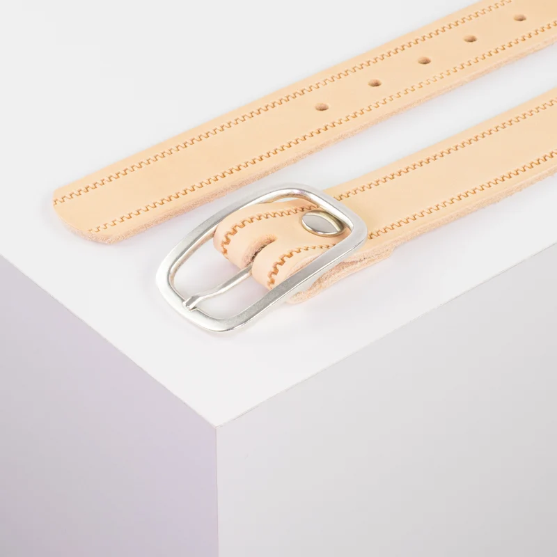 Ledergürtel 3,5cm mit Schnalle Vienna