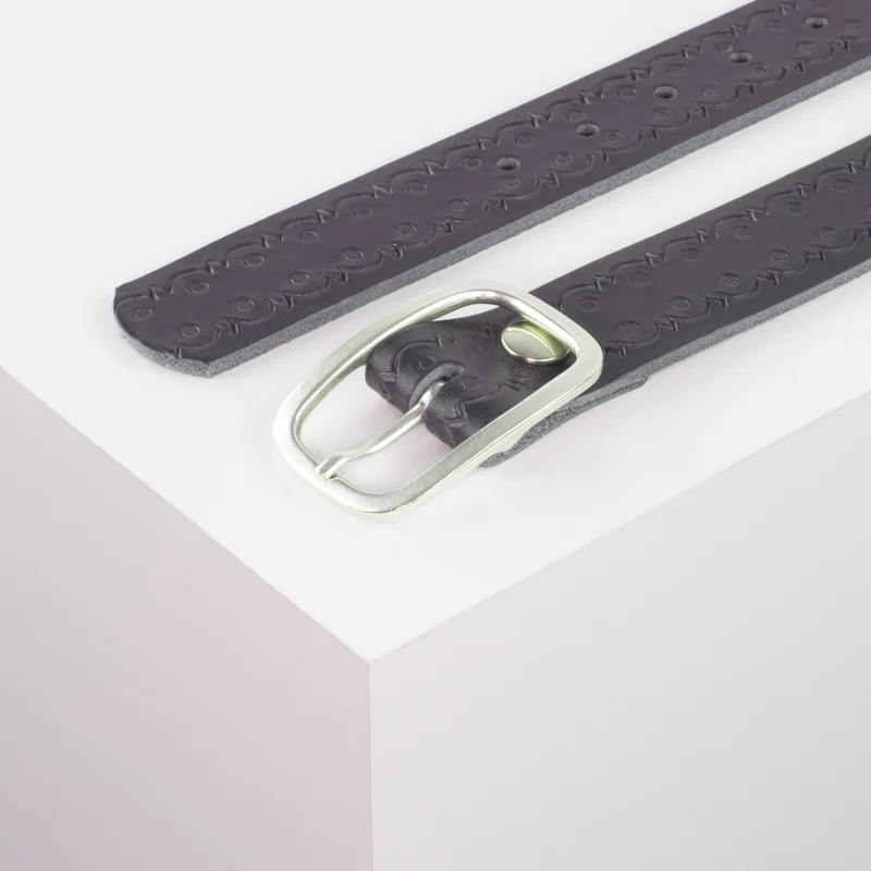 Ledergürtel 3,5cm mit Schnalle Vienna