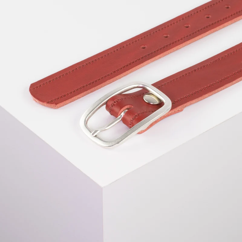 Ledergürtel 3,5cm mit Schnalle Vienna