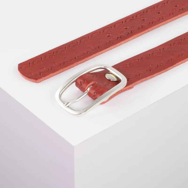 Ledergürtel 3,5cm mit Schnalle Vienna