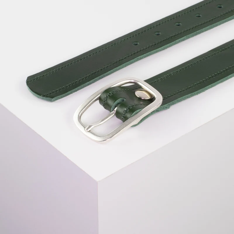 Ledergürtel 3,5cm mit Schnalle Vienna