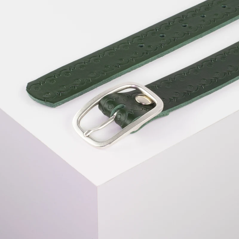 Ledergürtel 3,5cm mit Schnalle Vienna
