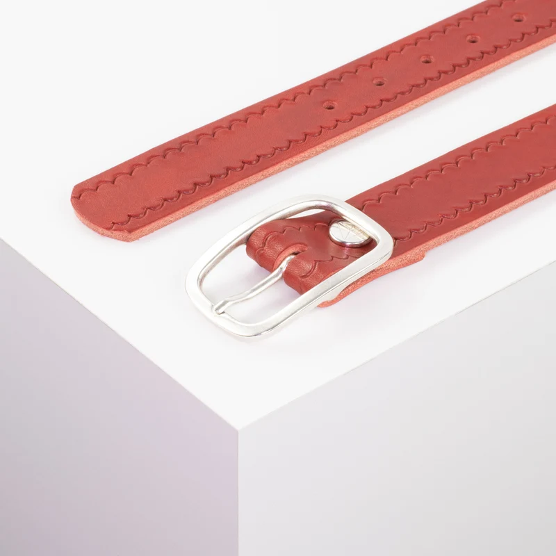 Ledergürtel 3,5cm mit Schnalle Vienna