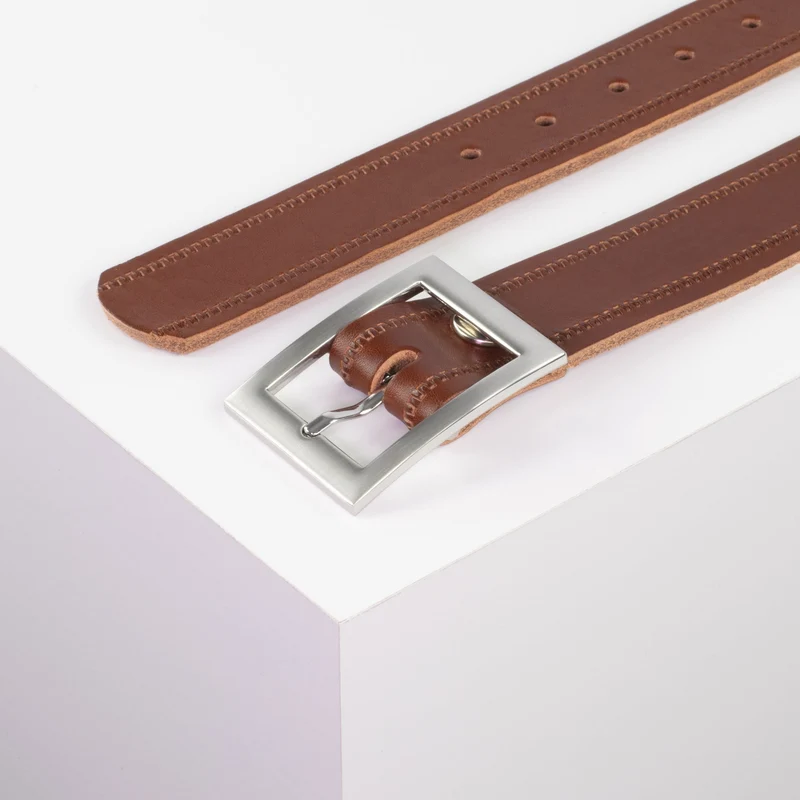 Ledergürtel 3,5cm mit Schnalle Sydney