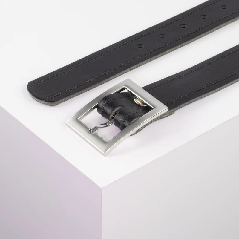 Ledergürtel 3,5cm mit Schnalle Sydney