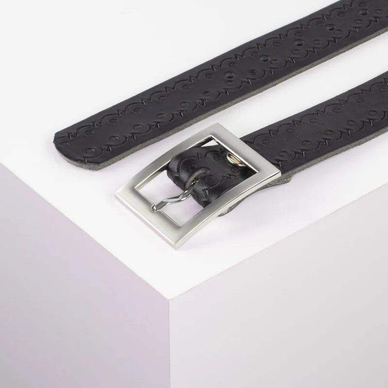 Ledergürtel 3,5cm mit Schnalle Sydney