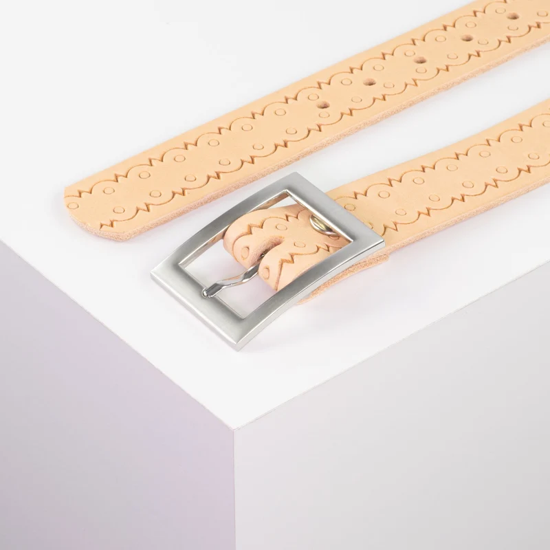 Ledergürtel 3,5cm mit Schnalle Sydney