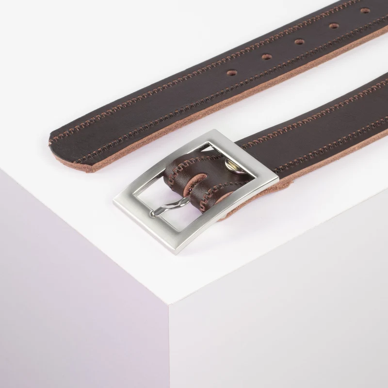 Ledergürtel 3,5cm mit Schnalle Sydney