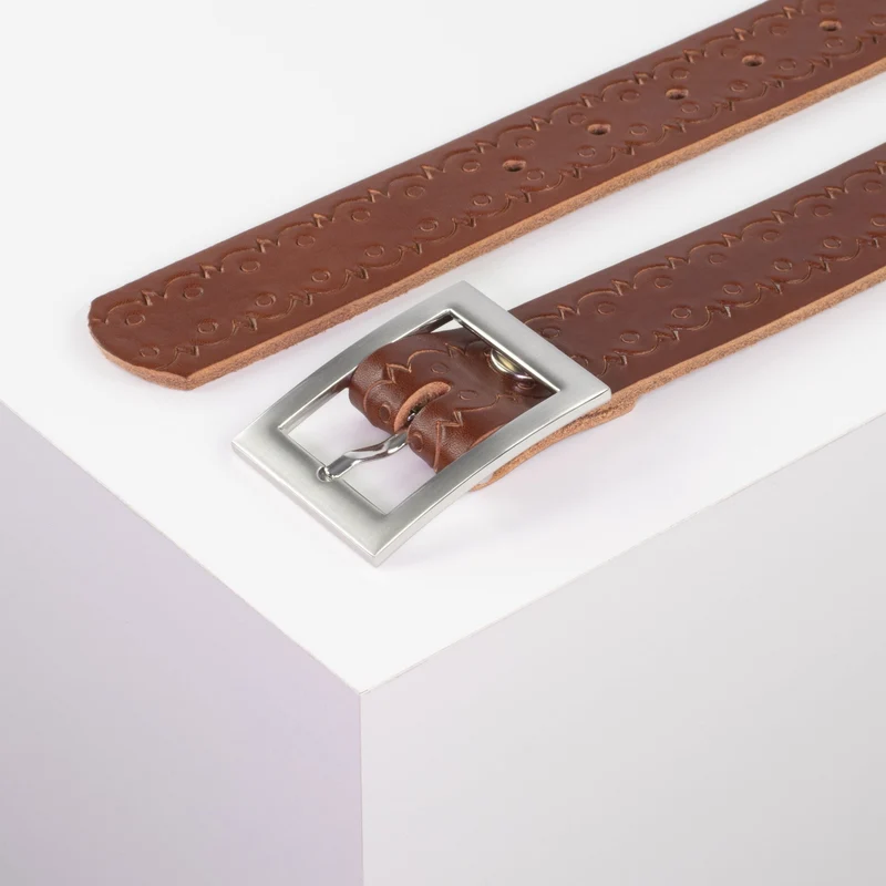Ledergürtel 3,5cm mit Schnalle Sydney