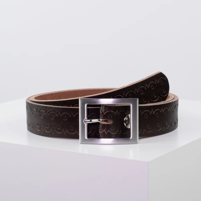 Ledergürtel 3,5cm mit Schnalle Sydney