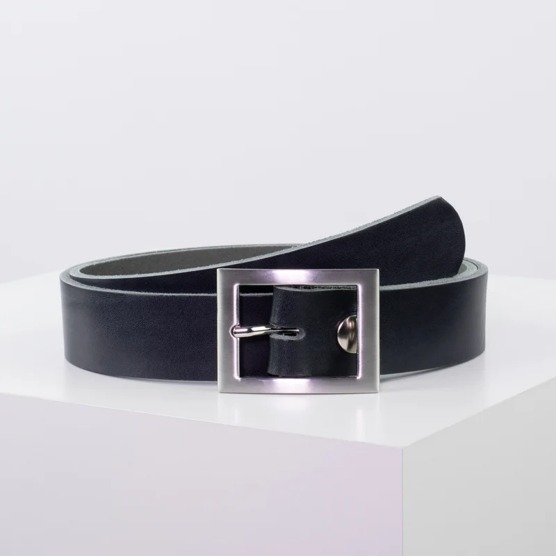 Ledergürtel 3,5cm mit Schnalle Sydney