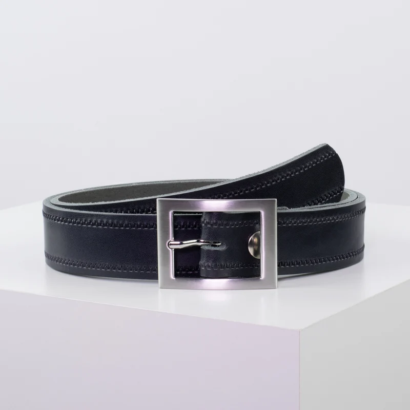Ledergürtel 3,5cm mit Schnalle Sydney