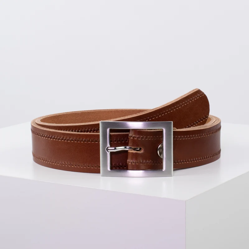 Ledergürtel 3,5cm mit Schnalle Sydney