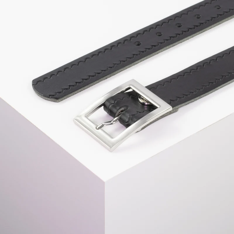 Ledergürtel 3,5cm mit Schnalle Sydney