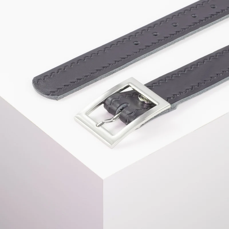 Ledergürtel 3,5cm mit Schnalle Sydney