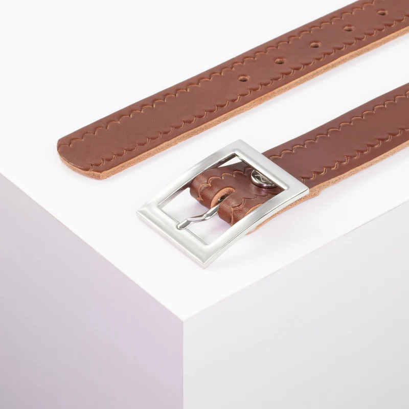 Ledergürtel 3,5cm mit Schnalle Sydney