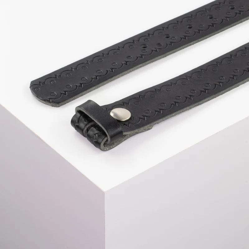 Ledergürtel 3,5cm ohne Schnalle