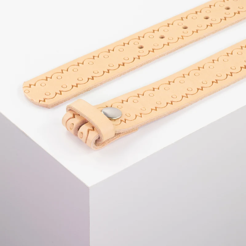 Ledergürtel 3,5cm ohne Schnalle